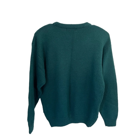 Vintage 80s/90s Grandmacore Knit Sweater Colorful L - Picture 2 of 3